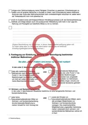 Patientenverfügung zum Ausdrucken kostenlos, Seite 2 von 8